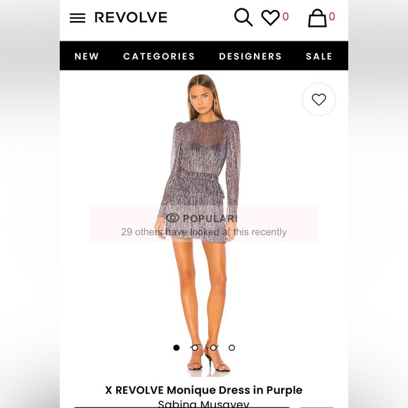 Sabina Musayev crewneck dress - Picture 1 of 3